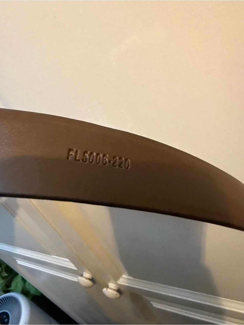 classic Florsheim brown leather dress belt 44”